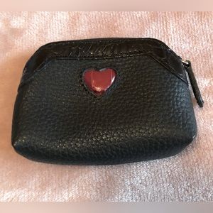 BRIGHTON Leather Heart Coin Purse